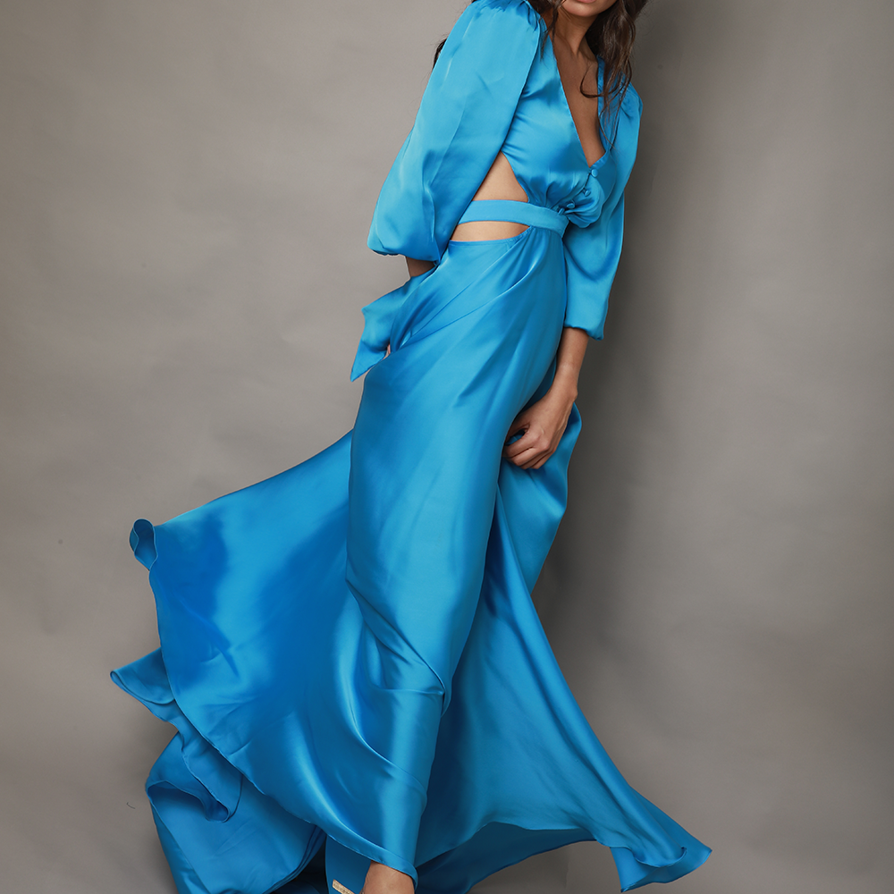 Alexa Blue dress