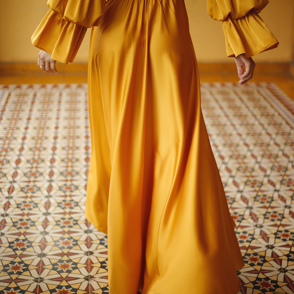 Ignacia Gold dress